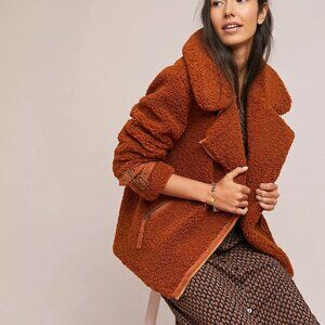 Marrakech Sherpa Jacket from Anthropologie- Size Medium